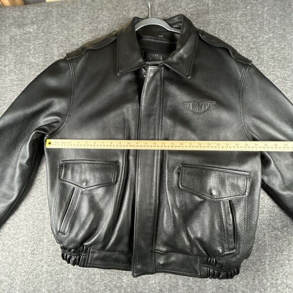 Oxford Leather Shop Type A-2 Flight Bomber Jacket Men's Sz 50 XL USAF Insulated - Picture 11 of 13
